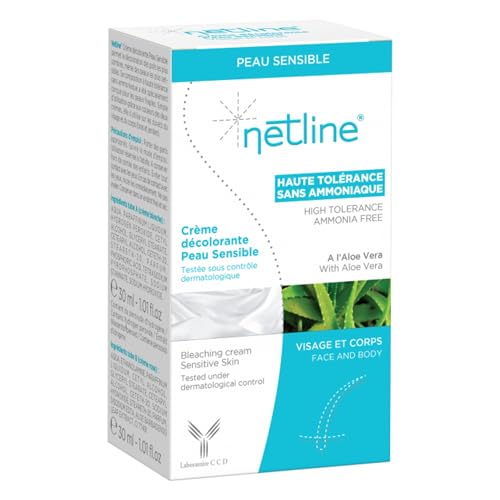 Netline Crema Decolorante Pelle Sensibile Viso e Corpo 30 ml