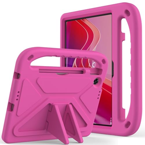 Coque Lenovo Tab K10 2nd TB-311FU en mousse EVA avec support rose