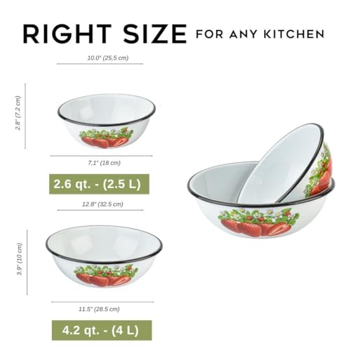 Set de 2 Tazones de Esmalte Vintage STP GOODS miniatura 2