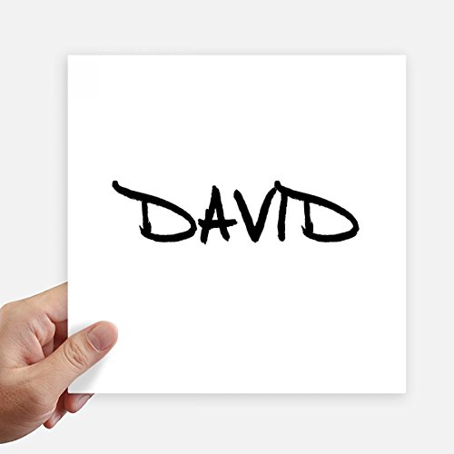Autocollant carré de 20 cm David pour protéger et identifier votre motobike