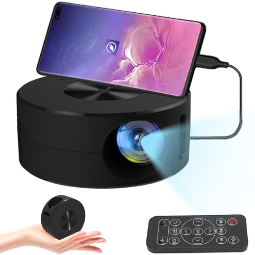 Mini Proyector, Proyector Portátil con la Misma Función de Pantalla, Pequeño Proyector de...
