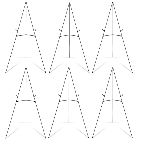 Falling in Art Display Easel Stand, 6 Pack 63" Instant