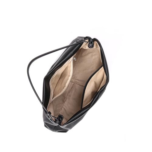 Covelin Minimalist Soft Leather Tote Bag - Adjustable & Detachable Crossbody Strap, Hobo Casual Shoulder Purse for Everyday Work3