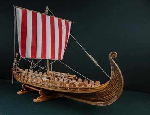 Billing Boats 1:25 Scale Oseberg Special - Wooden Hull Viking Ship Model Construction Kit