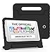Cooper Dynamo Kids case Compatible with Galaxy Tab E 9.6 | Shock Proof Heavy Duty Kidproof Cover for Kids | Girls, Boys | Kid Friendly Handle & Stand, Screen Protector | Samsung SM-T560 T561 (Black)