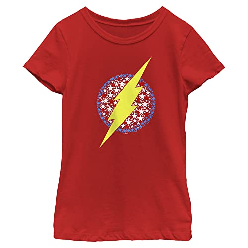 DC Comics Flash Star Logo Lab Girls Short Sleeve Tee Shirt