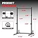Squat Rack with Pull Up Bar for Home Gym, Adjustable Power Cage with J-Hooks, Multi-Functional Power Rack for 6FT, 7FT Barbell, Strength Training and Bodybuilding Equipment