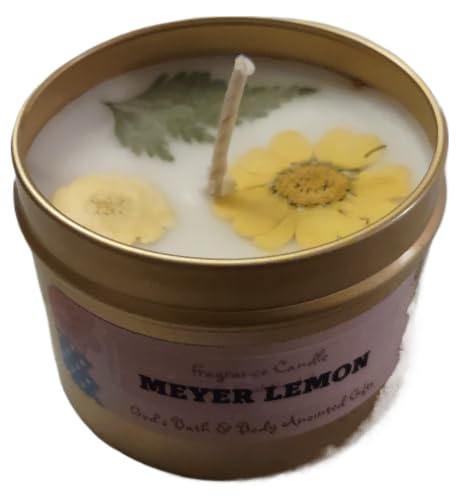 God's Bath & Body Anointed Gifts - Meyer Lemon - 4oz metallic tin can with lid