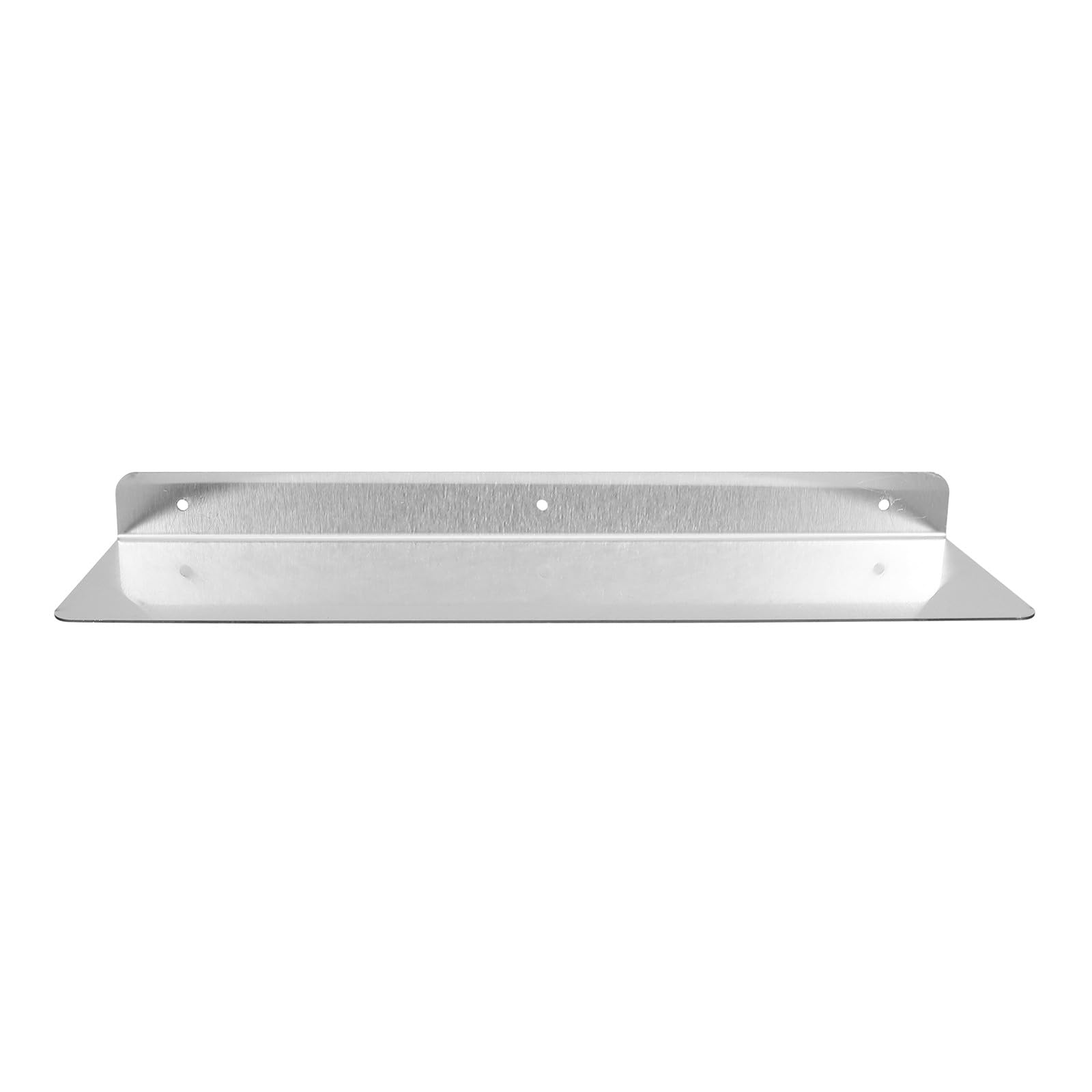 Toddmomy Wandregal aus Edelstahl fürs Badezimmer – Robustes, schwebendes Wandregal – 60 x 10 cm (23,6 x 4 Zoll) L-förmiges Aufbewahrungsregal für die Büroorganisation