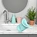 Green Eye Wash Cup Silicone Eye Flushing Cup Practical Eye Rinse Cup Reusable Eye Washer Clean Tool for Dust Makeup Reusable Reusable Eye Washer Eye Health Health Care