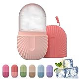Ice Roller Visage, Rouleau De Glacon Visage Réutilisable, Moule À Glaçons En Silicone Pour Massage, Outil De Soin De La Peau, Bac À Glaçons Pour Raffermit Le Visages, Réduit Les Gonflements(A-)