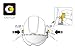 Petzl Vizir Eye Shield with EASYCLIP for Vertex and Strato Helmets - Clear
