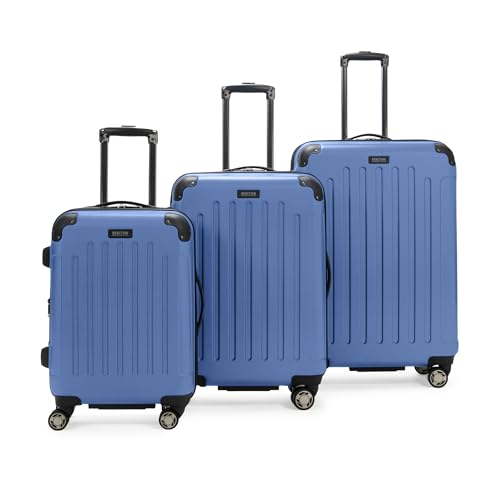 Image of Kenneth Cole REACTION Renegade Luggage Expandable 8-Wheel Spinner Lightweight Hardside Suitcase, Periwinkle Blue, 3-Piece Set (20 inch /24 inch /28 inch), Renegade collection
