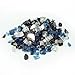 Starfire Glass® 10-Pound Fire Glass with Fireplace Glass and Fire Pit Glass, 1/2-Inch, Cobalt Blue (Reflective Supreme)