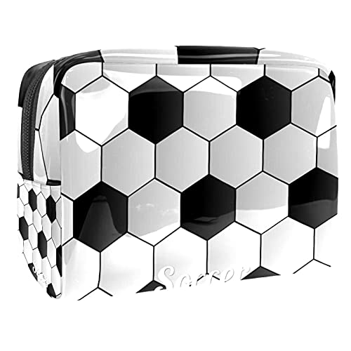 Trousse de maquillage violette motif couronne dorée pour femme