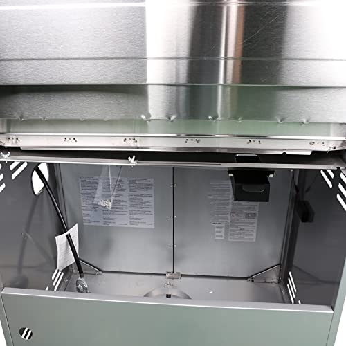 Uniflasy universal Fettauffangschale 60cm bis 80cm, Verstellbar Tropfpfanne für 3/4/5 Brenner Gasgrill von Charbroil, Dyna Glo, Nexgrill, Kenmore und mehr, Fettauffangschale