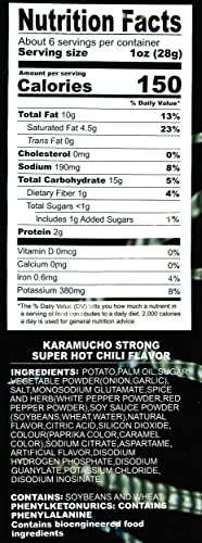 Koikeya Karamucho Strong Potato Chips Super Hot Chili Party Bag, 6.17 Oz (Pack Of 6) #TOP2