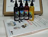 Kit para Sublimar. Tinta 4x100ml + 100 Hojas de papel para Sublimación