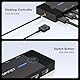 AILVLVNG HDMI KVM Switch 2 PC 1 Monitor 4K@60Hz USB KVM Switches für 2 Computers sich teilen Einen Monitor und Eine Tastatur/Maus, mit Desktop Controller und 2 USB Kabeln, Plug and Play