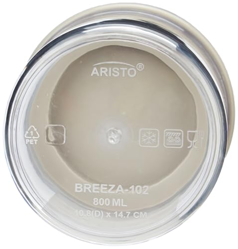 Image of Aristo 102 Airtight Breeza Round Container For Kitchen Storage, Plastic Boxes For Storage, Kitchen container 800ml - Color May Vary - set of 4
