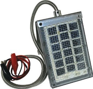 Solar Panel to Recharge Feeder Battery, 6-Volt