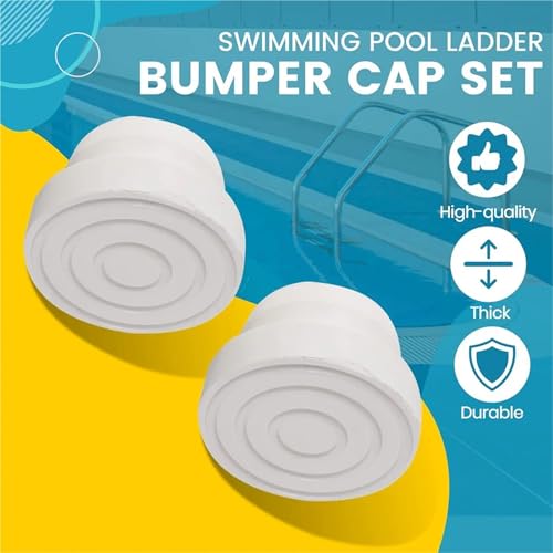 Protectores de escalera para piscina de caucho universal 4 piezas miniatura 5