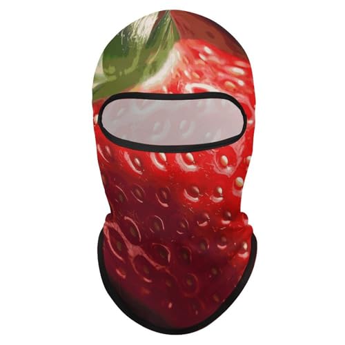 Balaclava Mask for Men Ski Mask for Women Strawberry Full Face Mask Face Cover for Cycling miniatura 7
