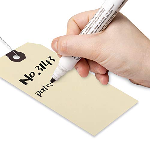 INNOVART Shipping Tags Double Wired 6 1/4\" x 3 1/8\", Manila Wire Tags with Reinforced Eyelet, Manila Tags Case of 1000