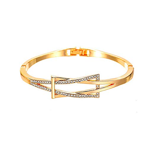 Gold Bangle with Modern Linear Design (B0CLQ79GK2) Amazon Price History, Amazon Price Tracker