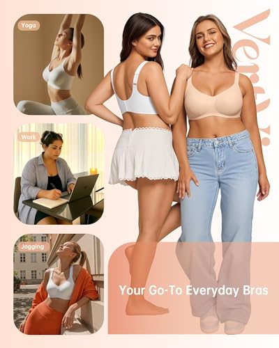 Image of Vertvie Wireless Seamless Jelly Bra Supportive Smoothing