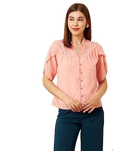 Image of Rare Women's Solid Regular Fit Blouse