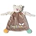 'Nici 40035 Doudou Chat, Message et image Motif brodé"Anges, 25 x 25 cm