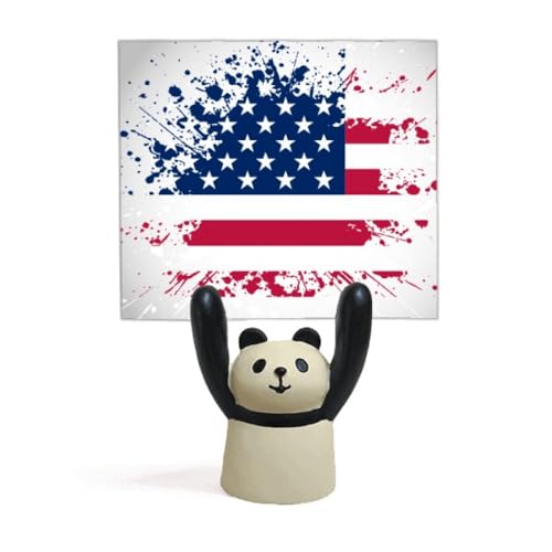 Porte-mémo panda pour égayer votre bureau d'enfant avec ses étoiles et rayures