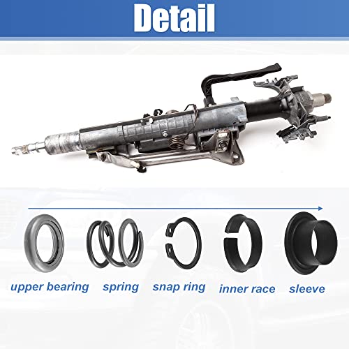 X Autohaux Steering Column Upper Bearing Kit F4Dz-3517-A For Ford F-350 1992-1997 For Ford E-150 Econoline 1992-2002 For Mercury For Lincoln #TOP4