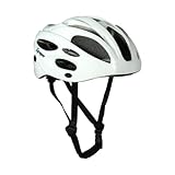 Xcape TrailArmour Cycling Helmet | Adjustable Lightweight Bike Helmet with in-Mould PC Shell, 13 Vents, EPS Liner | Turnfit System (White) (Size L)
