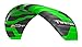 Produktbild Lenkmatte Lenkdrachen Peter Lynn Twister 7.5 (R2F) mit Handles und Safety Leash 4-Line Powerkite Stranddrachen für Kitebuggy und ATB Board