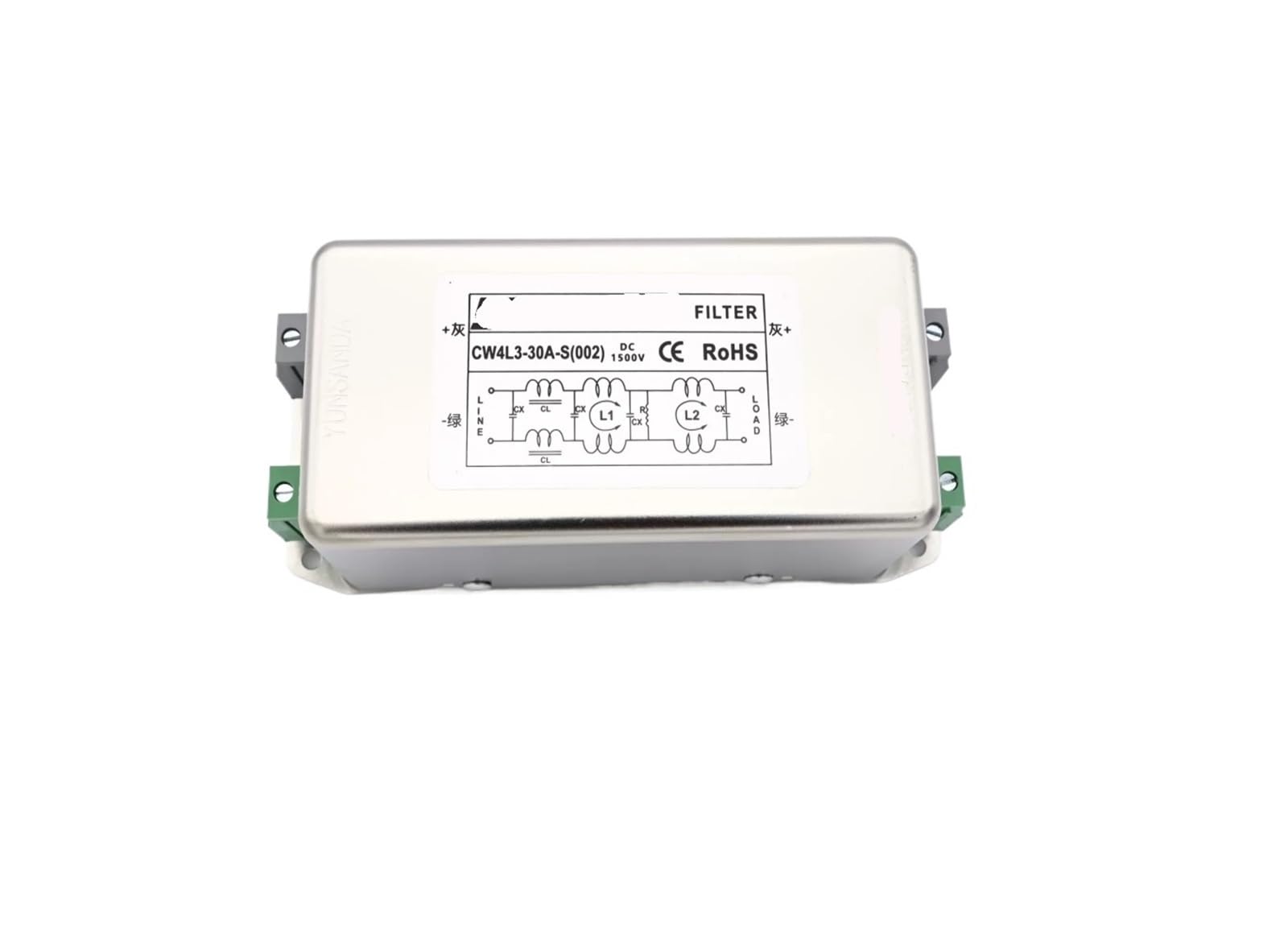 Filtro de potencia CW4L3-10A elimina interferencias en bornes de corriente