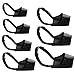 CILKUS Dog Muzzles Suit, 7 PCS Adjustable Breathable Safety Small Medium Large Extra Dog Muzzles for Anti-Biting Anti-Barking Anti-Chewing Safety Protection (Black)