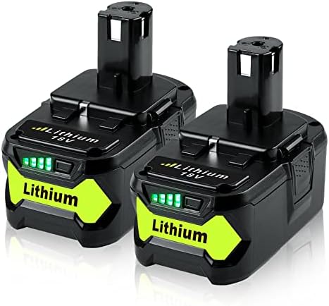 2Pack 6.5Ah P108 18Volt Replacement for Ryobi 18V Battery Lithium Ion P102 P103 P104 P105 P107 P108 P109 P122
