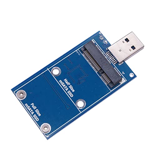 Caja externa USB 3.0 a mSATA SSD negra miniatura 4