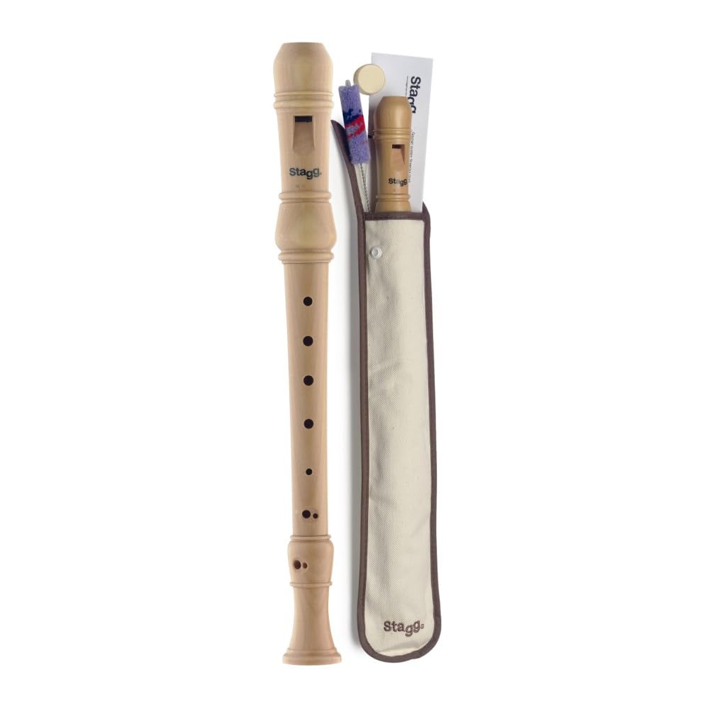 Stagg REC3-GER/WD Flûte à bec Soprano Erable