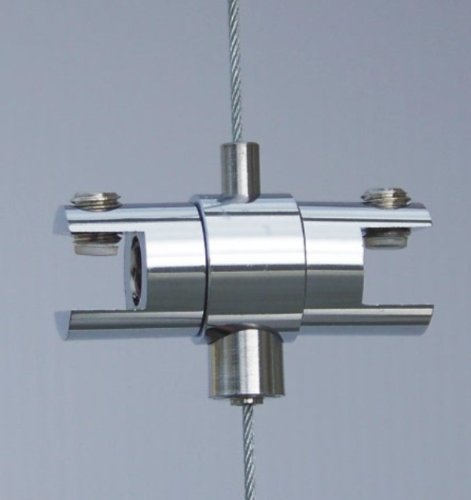 Cable Display Systems: Universal Double-Sided Clamp - 6 pcs