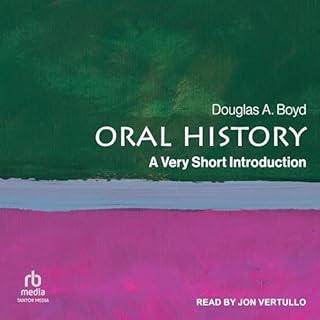 Oral History: A Very Short Introduction cover art