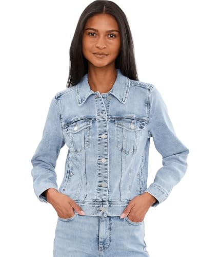 Liverpool Los Angeles, Women's, Petite Classic Jeans Jacket, Lake Elsinore, X-Large