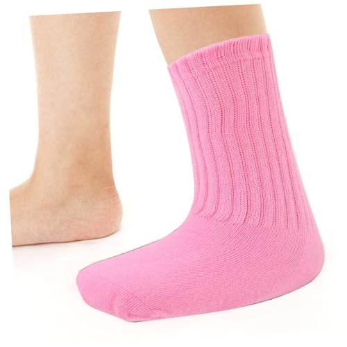 Mid-calf Socks for Boys Girls 3 Pairs Cotton Socks Boys and Girls Grip 4-6 Years Size4