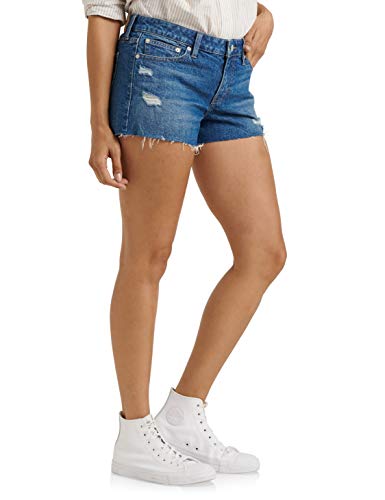 Lucky Brand Women's Mid Rise Cut Off Short, Nela Fray, 30 #TOP2
