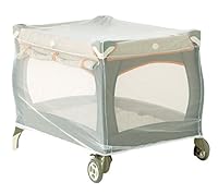 PLAYETTE Travel Cot Netting, White