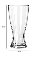 Vista 2 de Libbey 183 Reloj de arena 15 onzas Pilsner Glass - 36 / CS