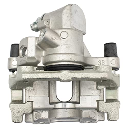 Image of TRQ Rear Driver and Passenger Side Brake Caliper Set Caliper Brackets Hardware Compatible with 09-13 Mazda 3 i