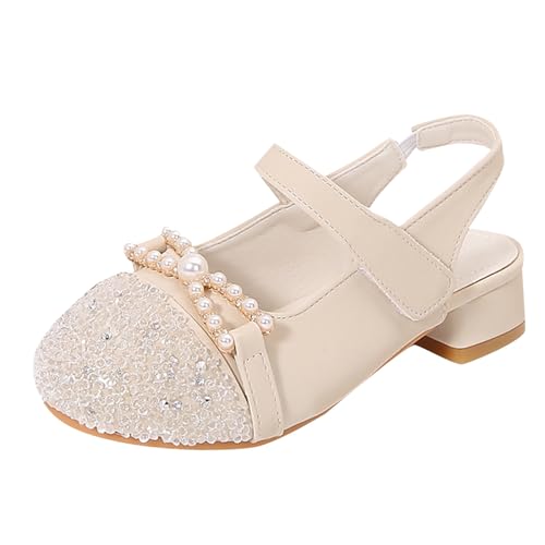 IWIHMIV Little Girls Sandals Girls' Sandals Toddler Girls Sandals Girls Sandals Closed Toe Summer Heels Dress Sandals